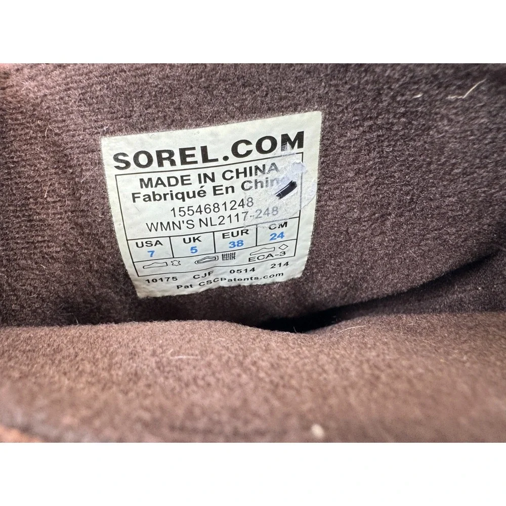 Sorel Toronto Mid Wedge Boots Women 7‎ NWOB Suede Pull on Waterproof Adjustable